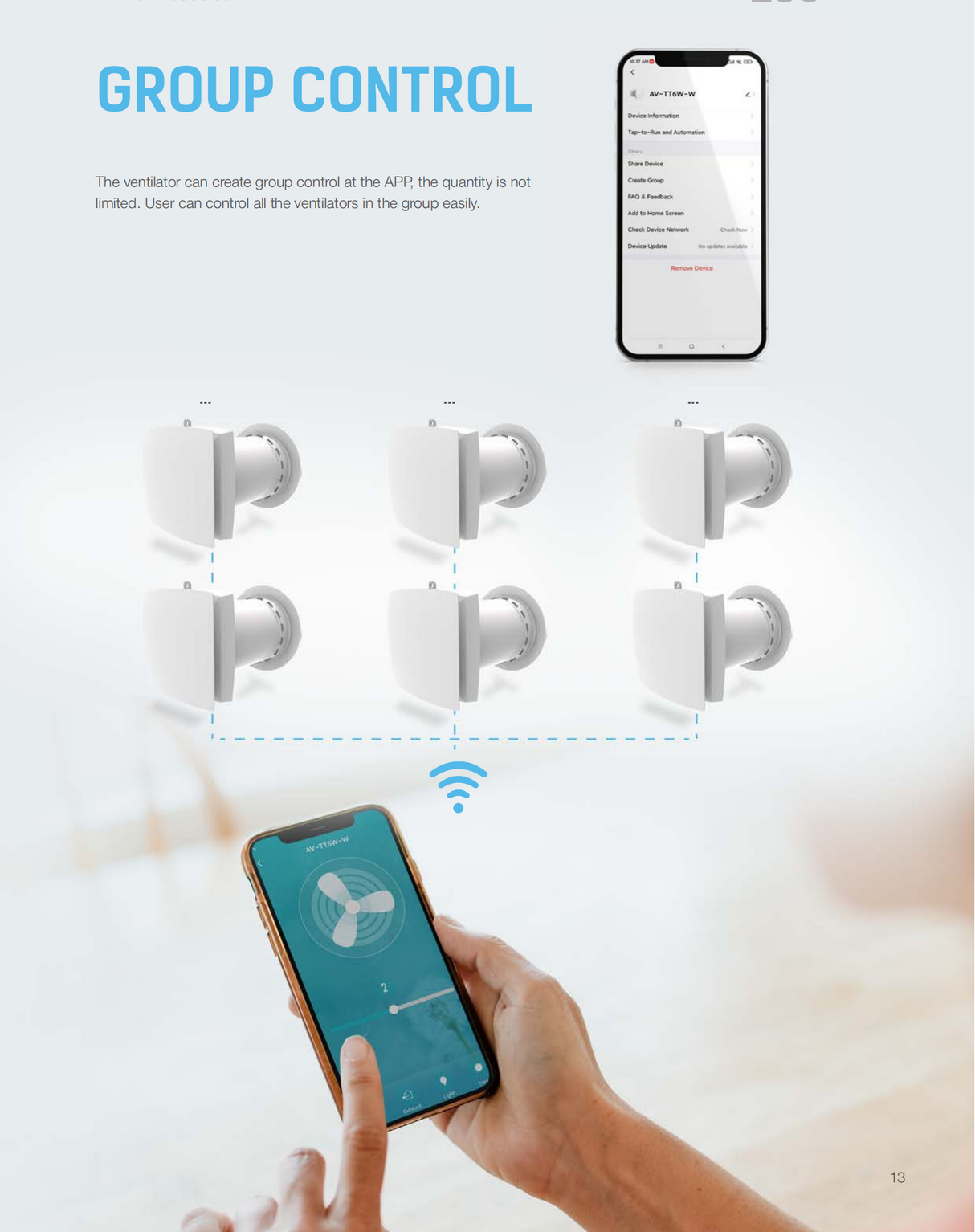 PureDuo 160 WiFi Pro - Smart og Stillegående Romventilator